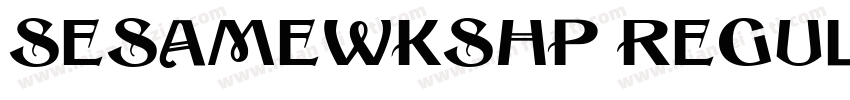SesameWkshp Regular字体转换